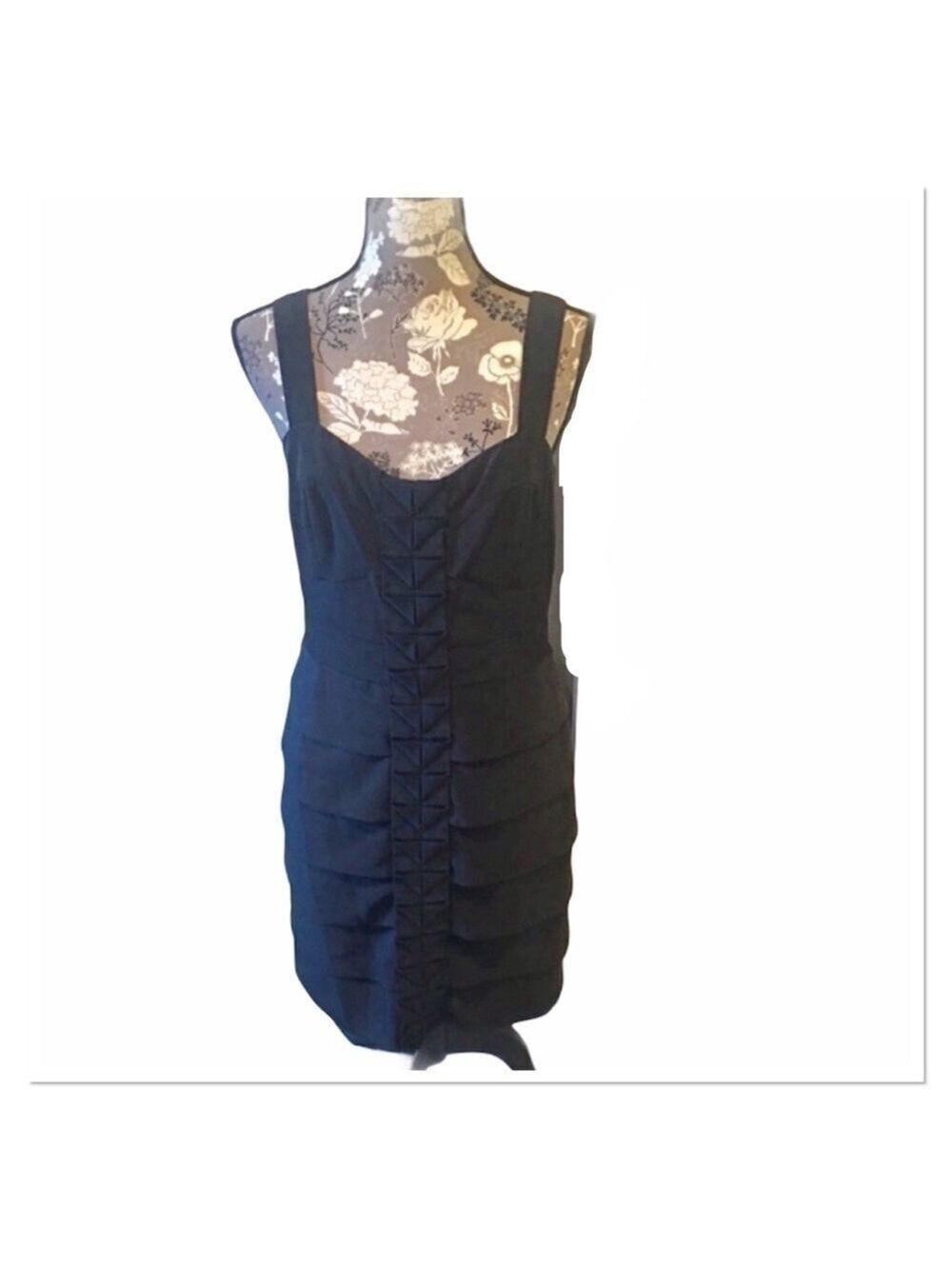BCBG Sweetheart Black Cocktail Dress size 10 HOCO LBD
